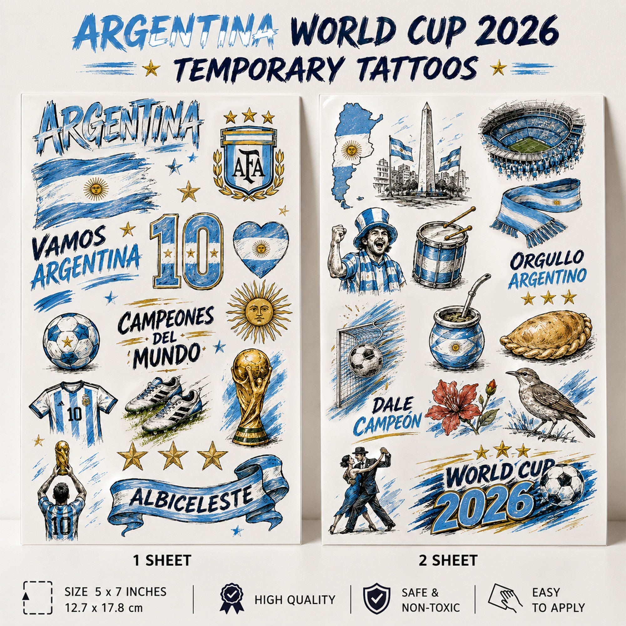 AGTN Temporary Tattoo HTTT