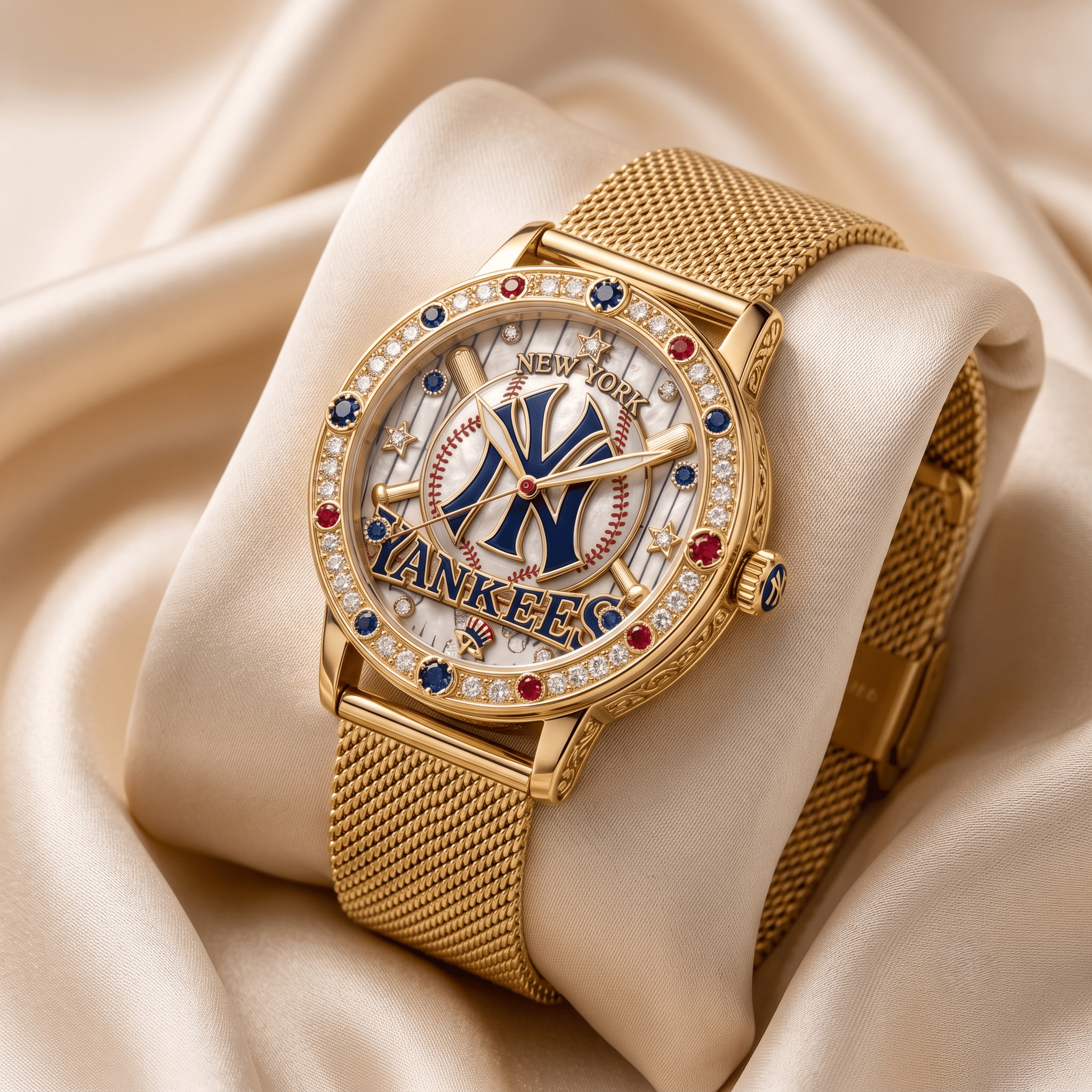 NYY Premium Stainless Steel Watch HTTT