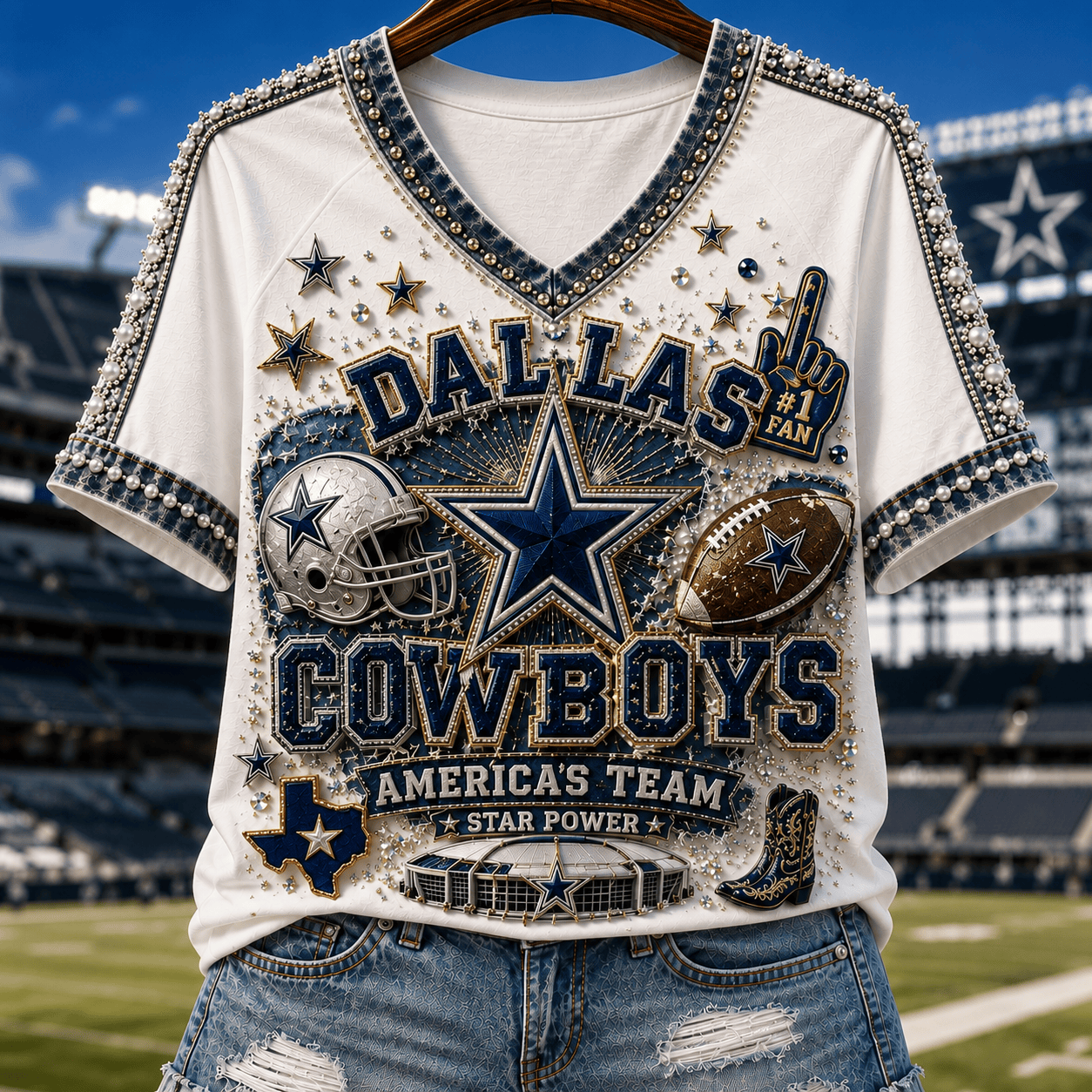 Premium DLCB V-neck Shirt NTNA