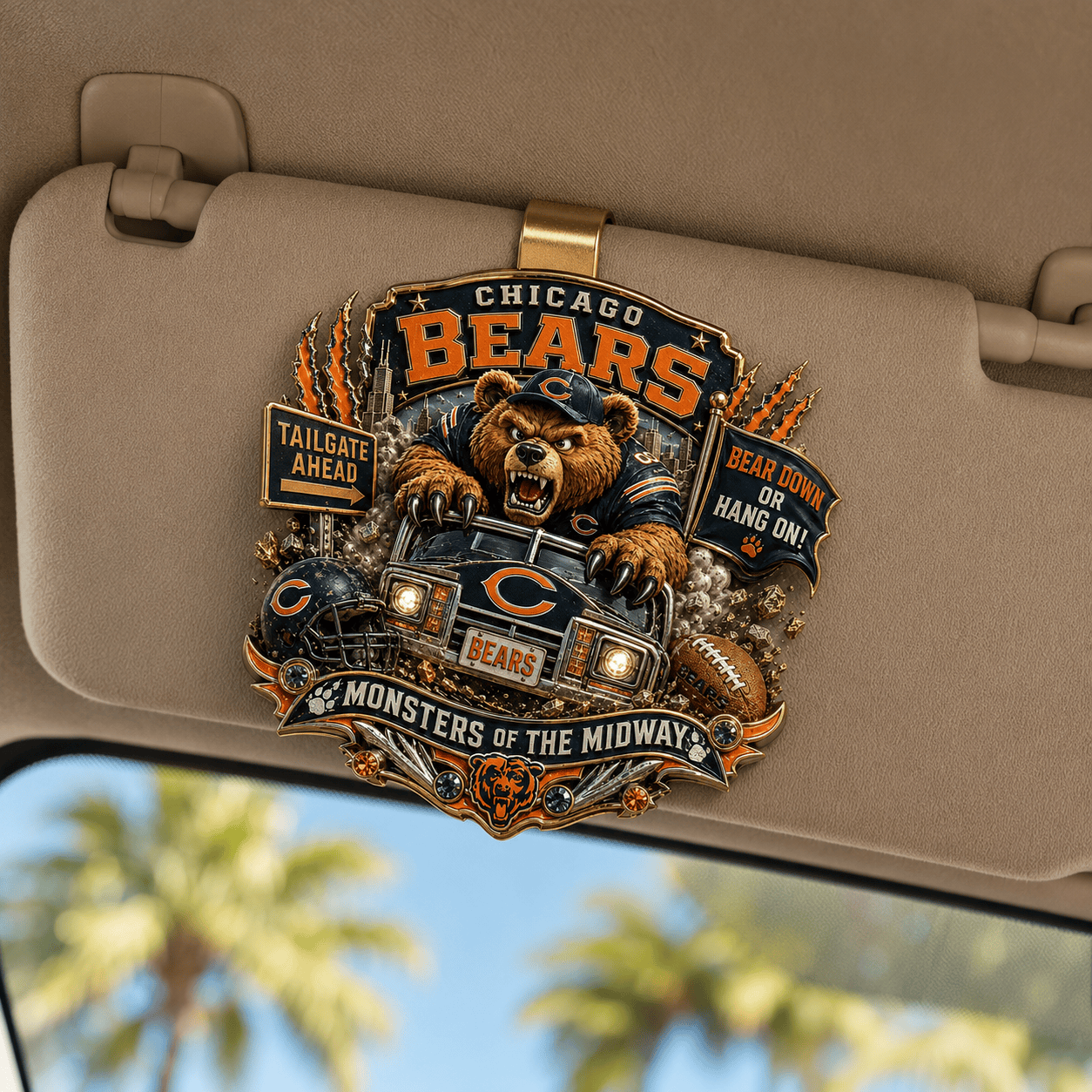 CCB PREMIUM CAR VISOR CLIP LNTH