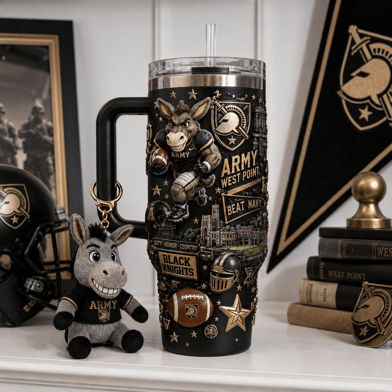 ABK 40oz Tumbler With Handle HTTT