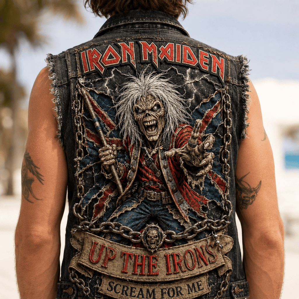IMD PREMIUM DENIM VEST LNTH