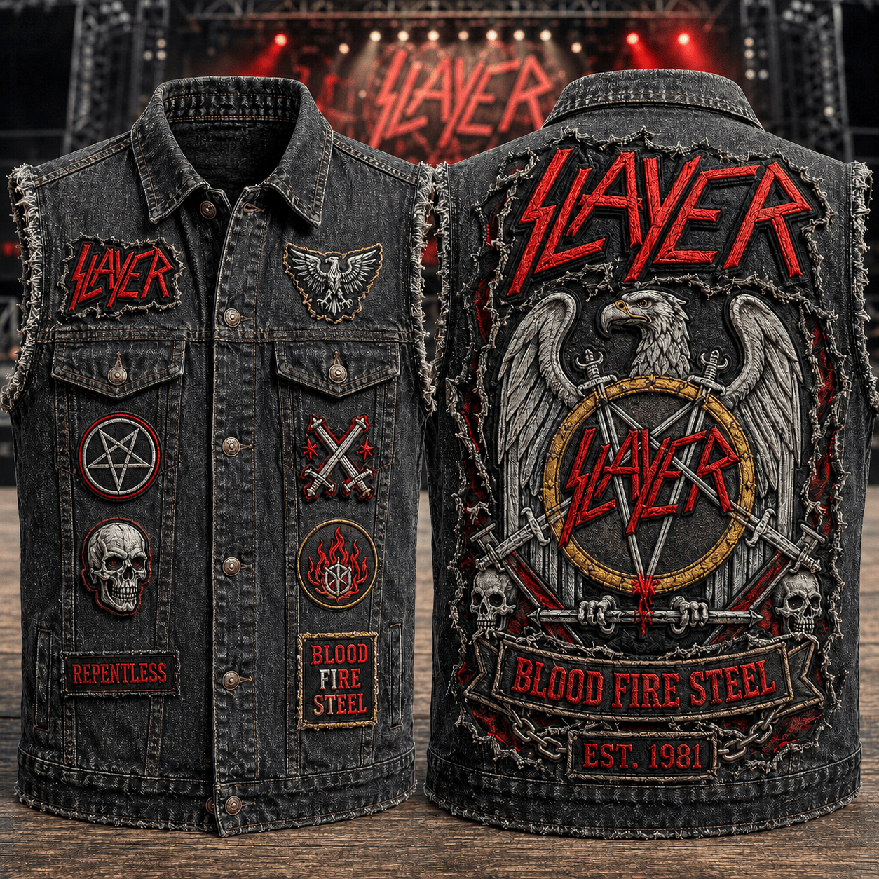 SLER PREMIUM DENIM VEST NTVA