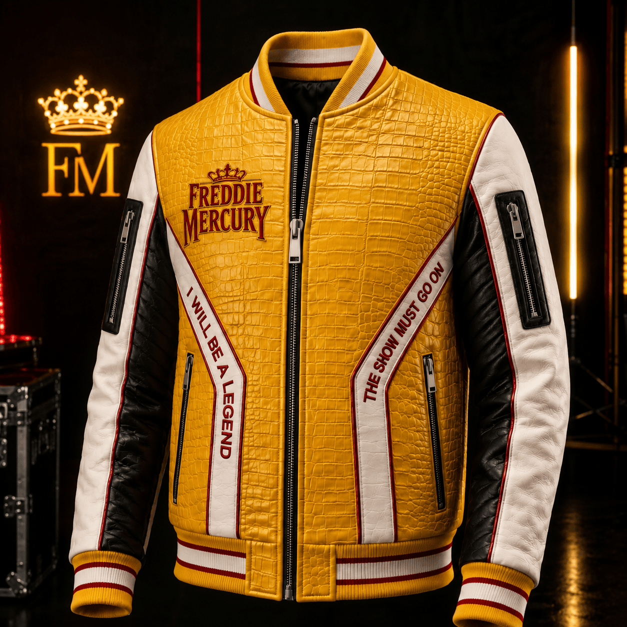 Premium QNN Leather Zipper Jacket TTMH