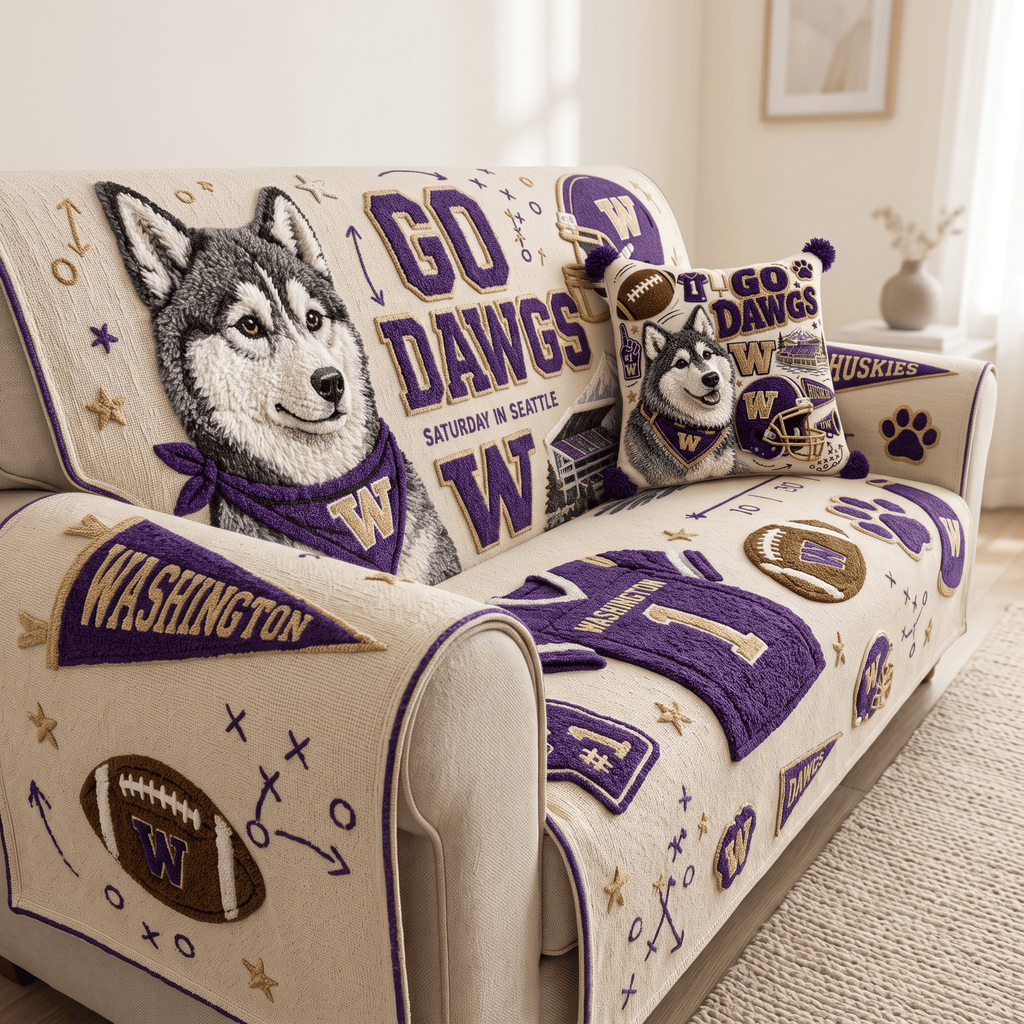WSH Tufted Sofa Cover & Pillow Set HTTT