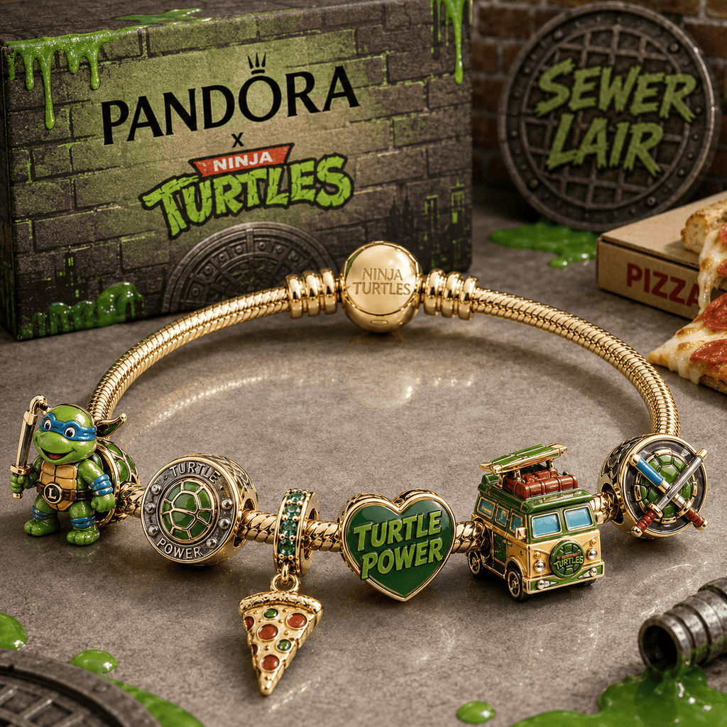 NJT Gold Charm Bracelet Set BMD