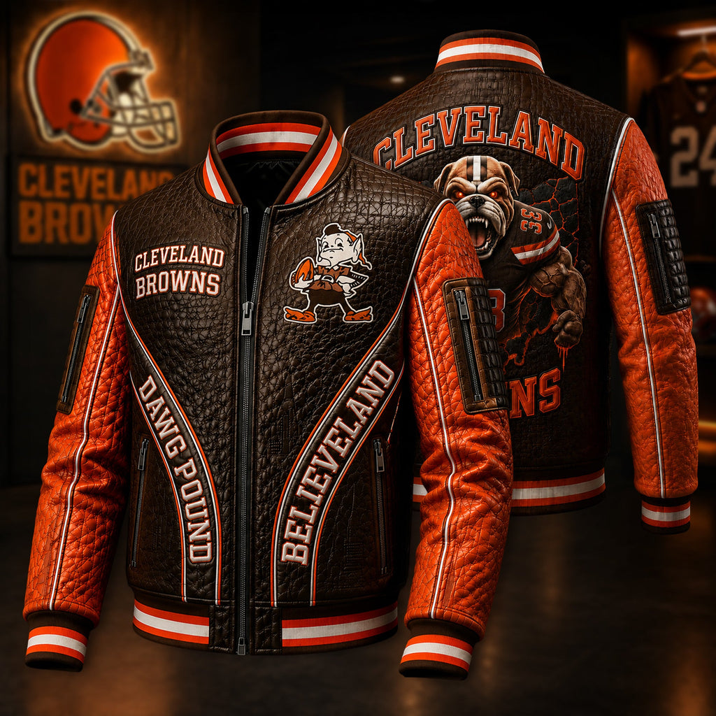 Premium CLVB Leather Zipper Jacket PVNA