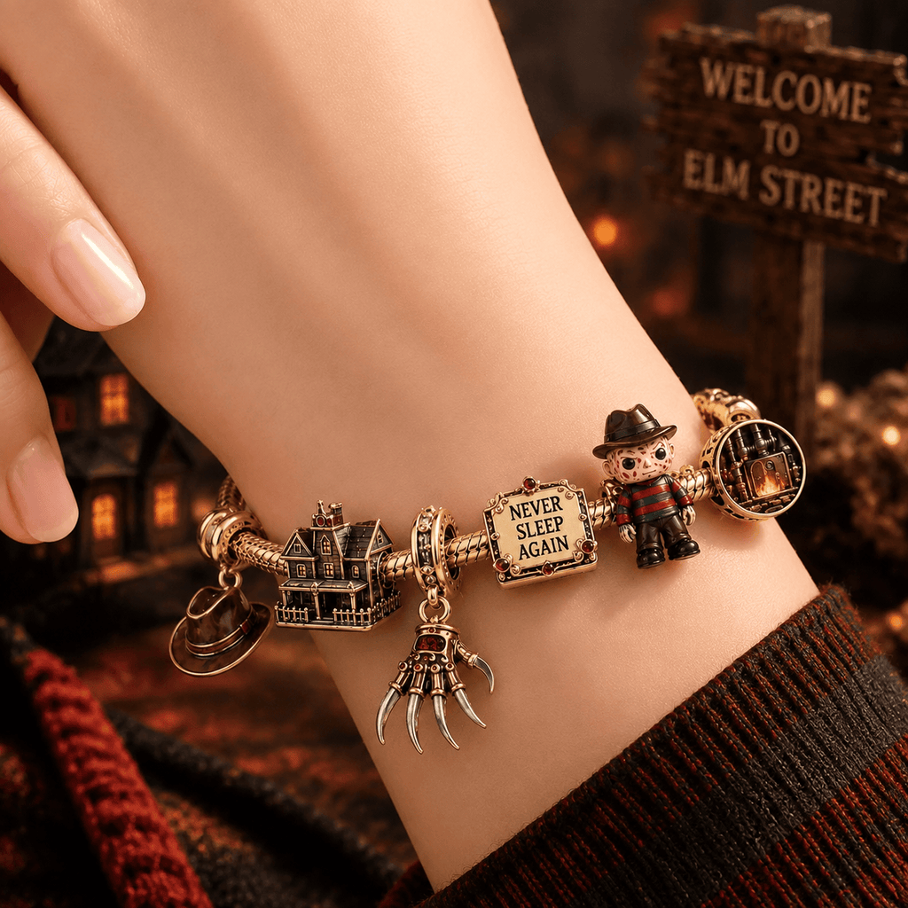 FDKG Gold Charm Bracelet Set TTN