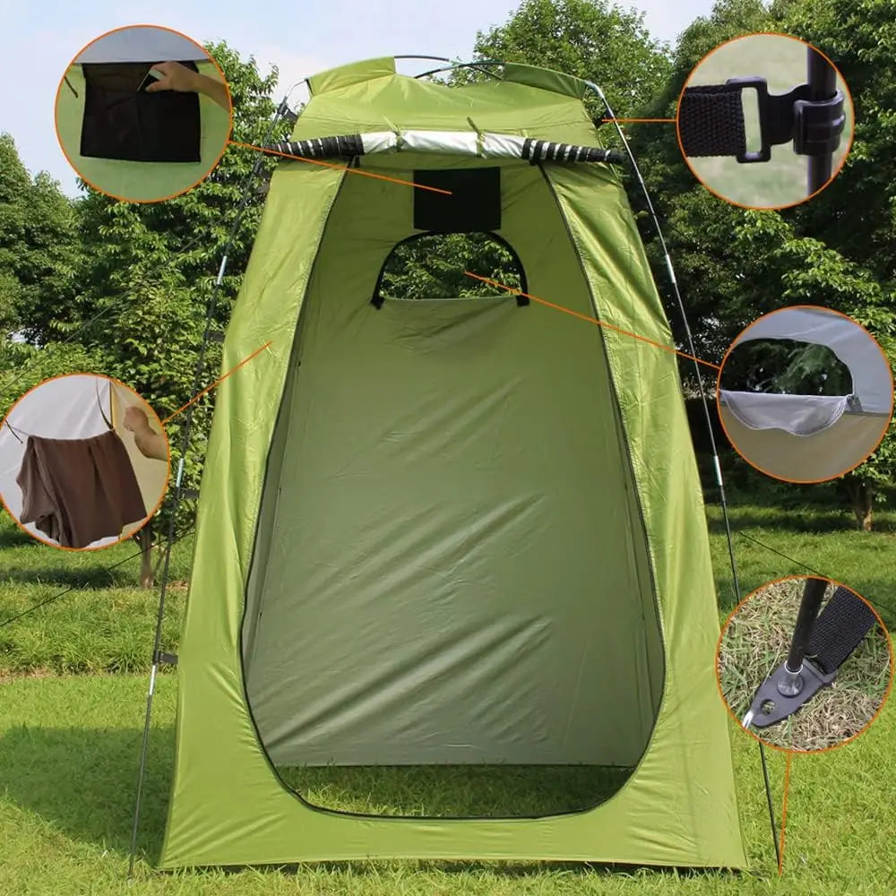 Portable Changing Room for Camping Shower Tent Biking Toilet Beach Quick Set Up Privacy Tent, Toilet, Camp Shower